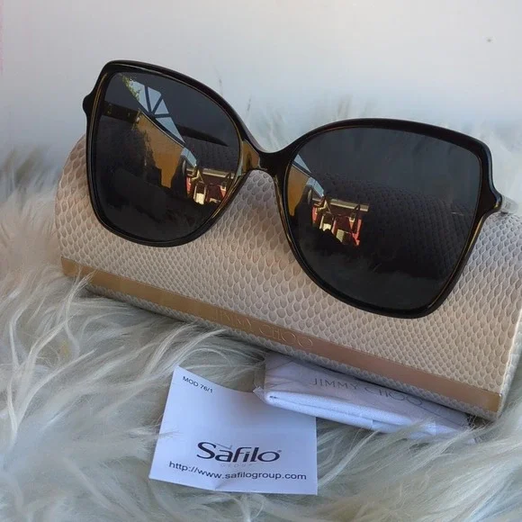 Jimmy‎ Choo Fedes Nylon Butterfly Sunglasses, New